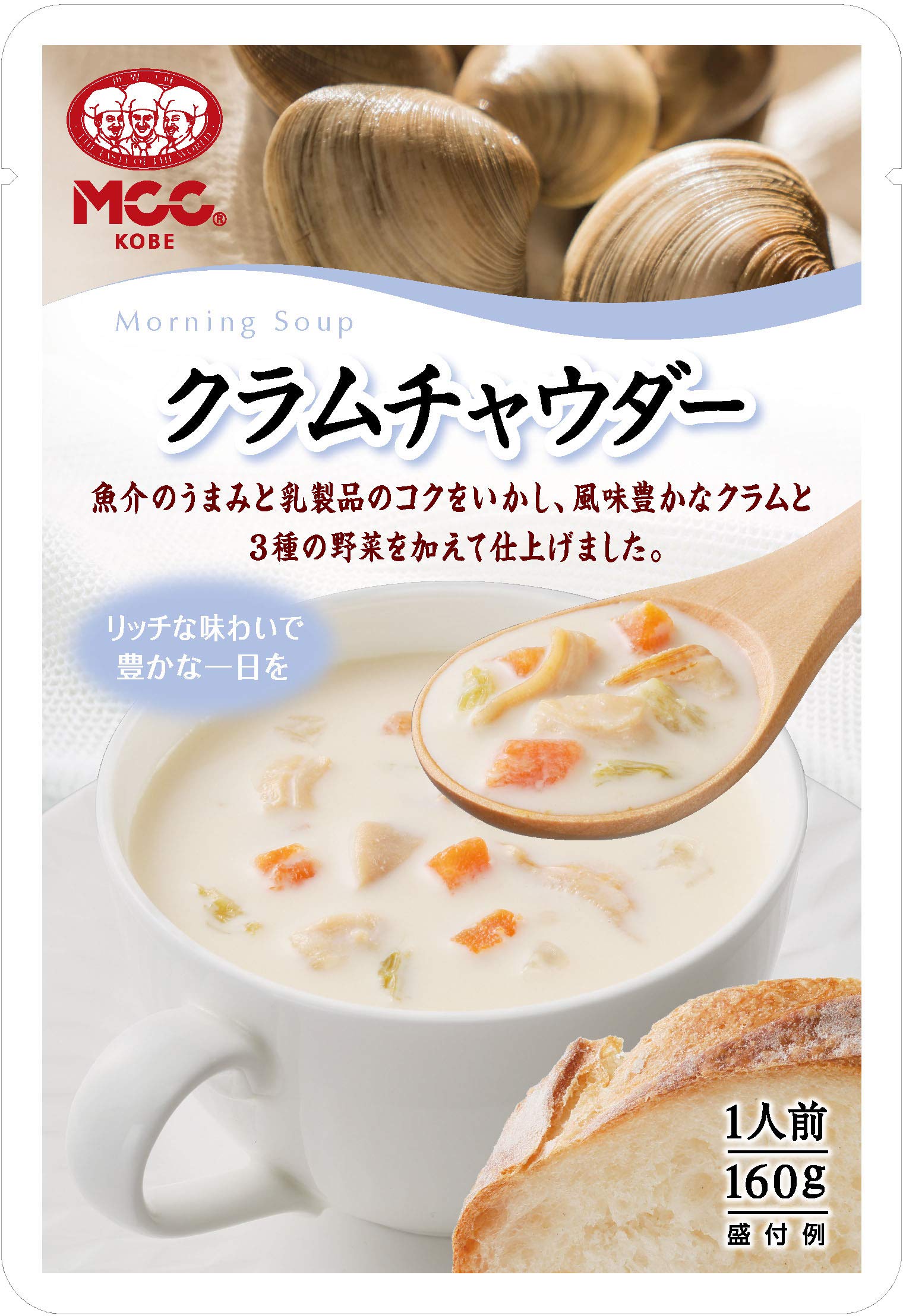 Amazon.co.jp: MCC Morning Soup Series Clam Chowder, 5.6 oz (160 g